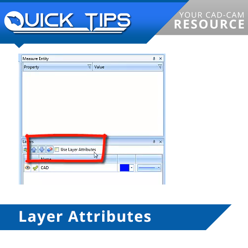layer attributes function in bobcad cnc software