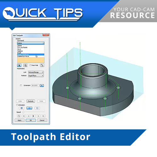bobcad cnc software function, toolpath editor