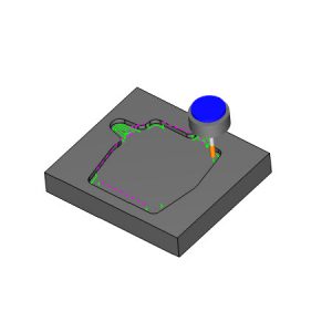 2d rest milling in bobcad's cnc software