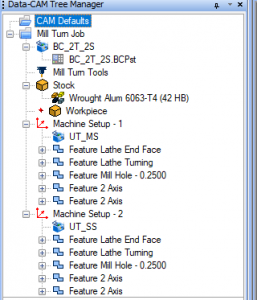 bobcad cam tree for cnc software