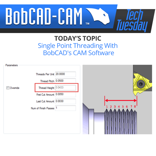bobcad cnc software thread milling
