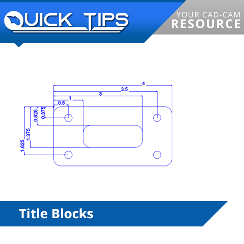 title blocks in bobcad cnc software
