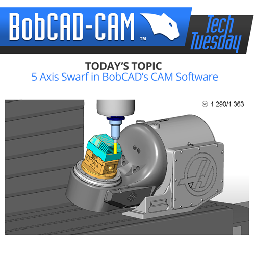 5 axis swarf in bobcad cam software
