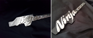 ninja badges made with bobcad cam software