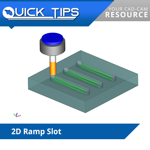 bobcad cnc software tip on 2d ramp slot