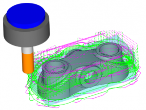 3d toolpath in bobcad cnc software 