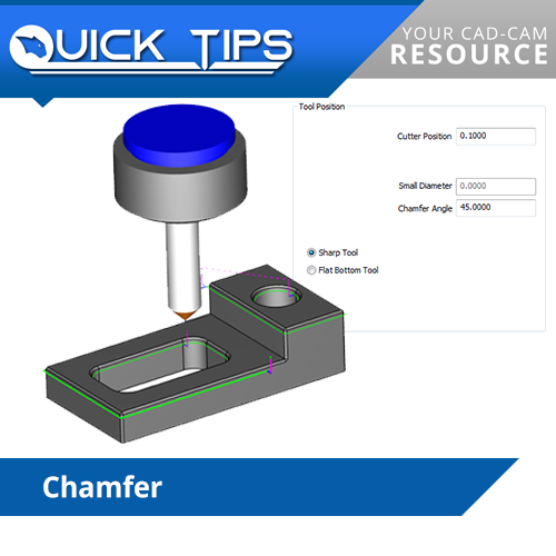 chamfering using bobcad cnc software