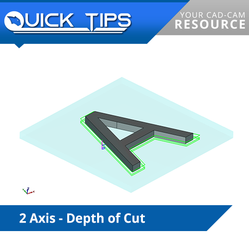 bobcad cnc software tip; depth of cut