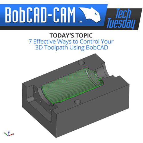 bobcad cnc software tech tuesday article; 3d toolpaths