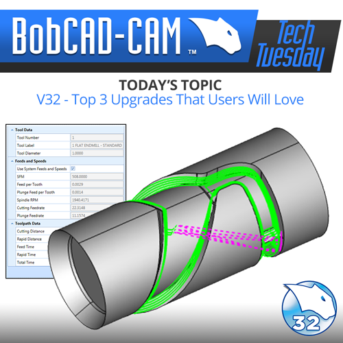 bobcad v32 cnc software - top 3 upgrades