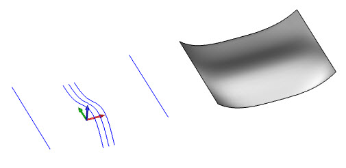 Surface feature - Cross Section