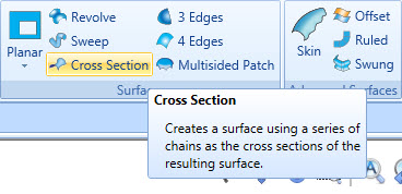 Cross Section Tooltip