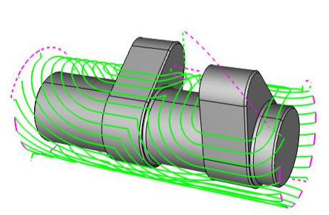  4 Axis Advanced Rough operation