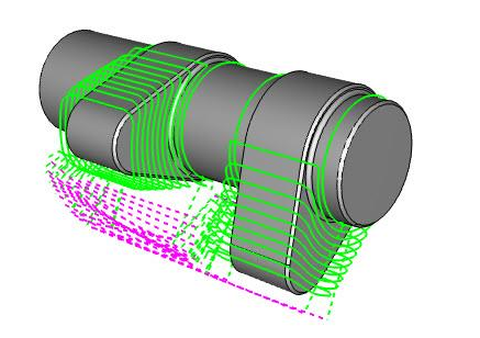 4 Axis Advanced Finish operation