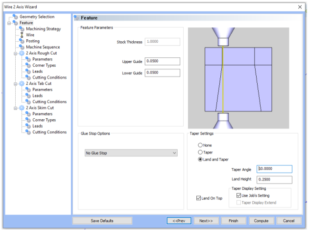 2 Axis Wire EDM Wizard