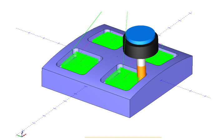 Multiaxis milling operations