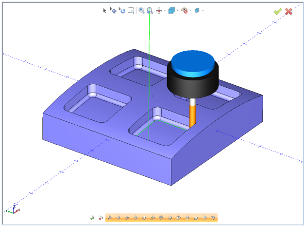 Multiaxis milling operations