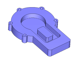 Probing in this part file include reviewing the measurements of the face of the part, the outer profile, the depth and width of the pocket, the width of the island, and the diameter of the holes 