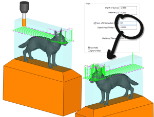 5 Axis Roughing Intermediate Steps