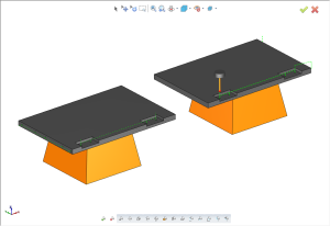 5 Axis Drilling Back Plot 