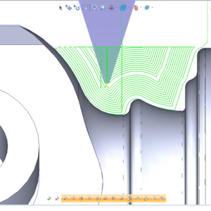 CAD CAM for Lathe 2 Direction Cutting