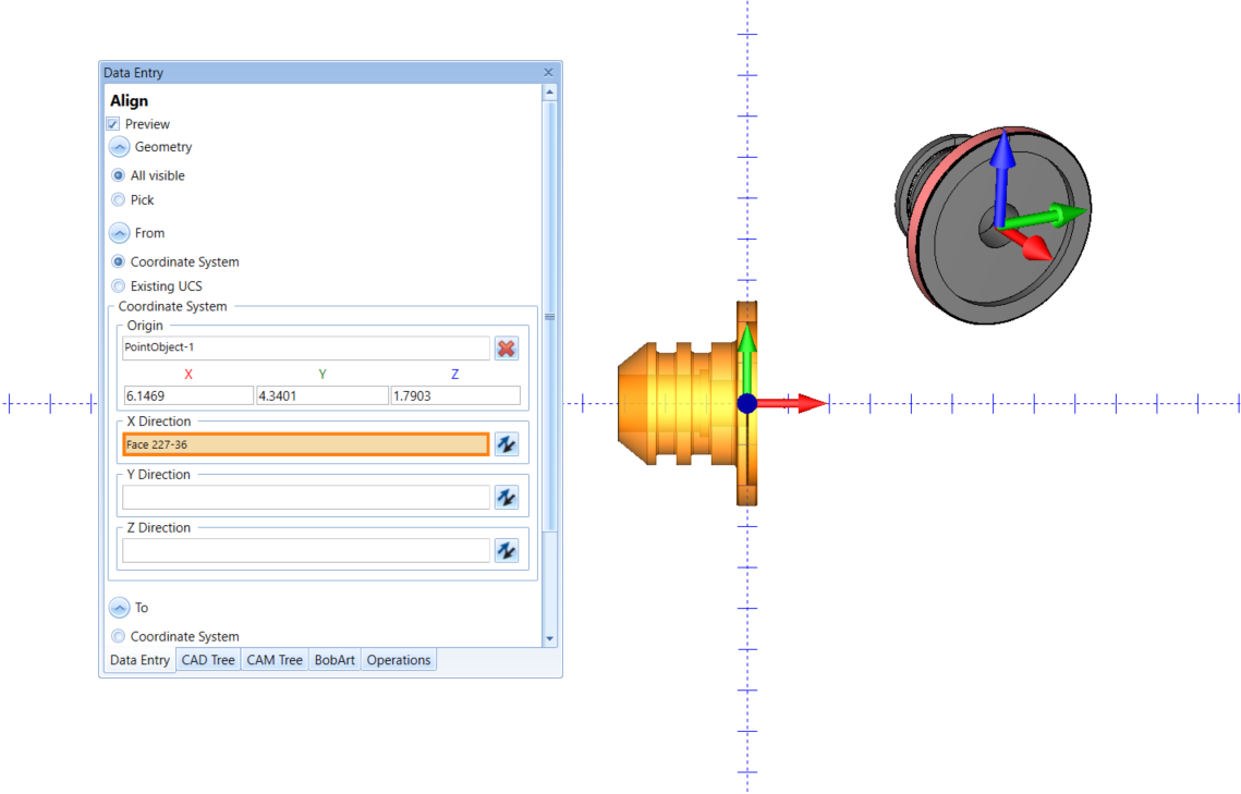 Align Geometry for 2 Axis Lathe 