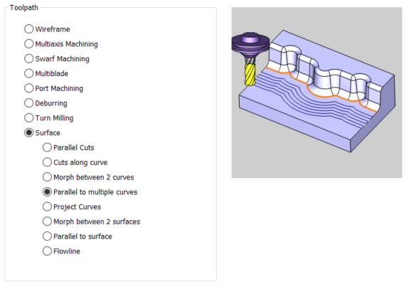 Surface Based toolpaths 