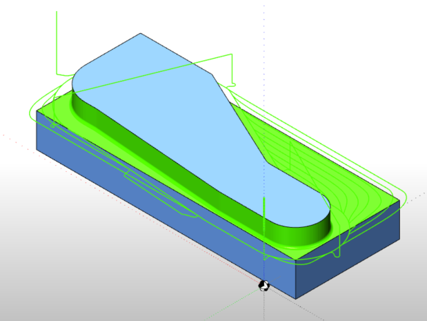 Open pocket simulation 